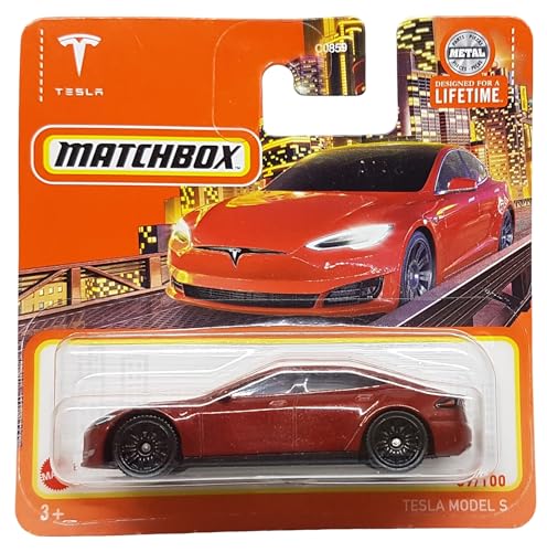 Matchbox - Tesla Model S - MB Metro 89/100 - HVN70 - Short Card - dunkelrot - Superfast Lesney - Mattel 2024-1:64 Matchbox - Tesla Model S - MB Metro 89/100 - HVN70 - Short Card - dunkelrot - Superfast Lesney - Mattel 2024-1:64 von Hot Wheels