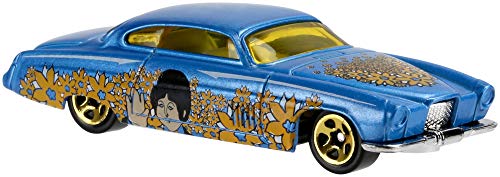 Mattel Hot Wheels DML69 The Beatles Yellow Submarine Car, je 1 Fahrzeug, zufällige Auswahl von Hot Wheels