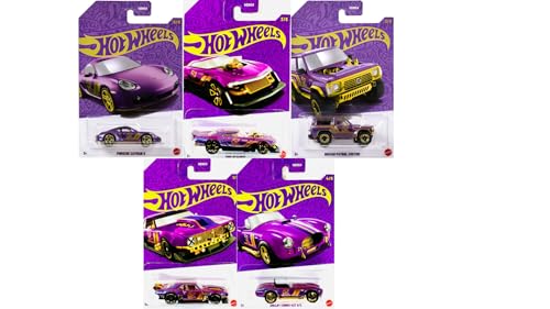 Mattel Hot Wheels Pearl & Chrome, Kollektion zum 57. Jubiläum, Set mit 5 gegossenen Autos, Maßstab 1:64 Mattel Hot Wheels Pearl & Chrome, Kollektion zum 57. Jubiläum, Set mit 5 gegossenen Autos, Maßstab 1:64 von Hot Wheels