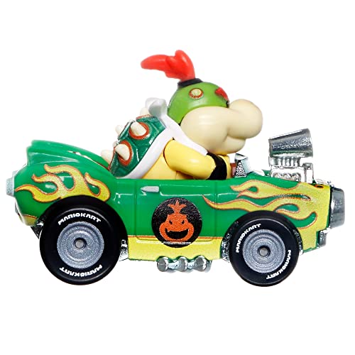 Hot Wheels Modell DieCast KART von BOWSER JR. Version FLAME FLYER von Super Mario Kart, Maßstab 1:64-5 cm Hot Wheels Modell DieCast KART von BOWSER JR. Version FLAME FLYER von Super Mario Kart, Maßstab 1:64-5 cm von Hot Wheels