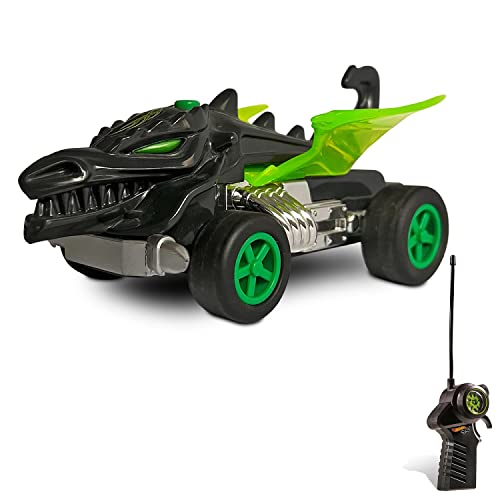 Mondo Motors - Hot Wheels Dragon Blaster - Funkgesteuertes Auto für Kinder - Bewegung der Flügel - Maßstab 1:24 – 63503 von Hot Wheels