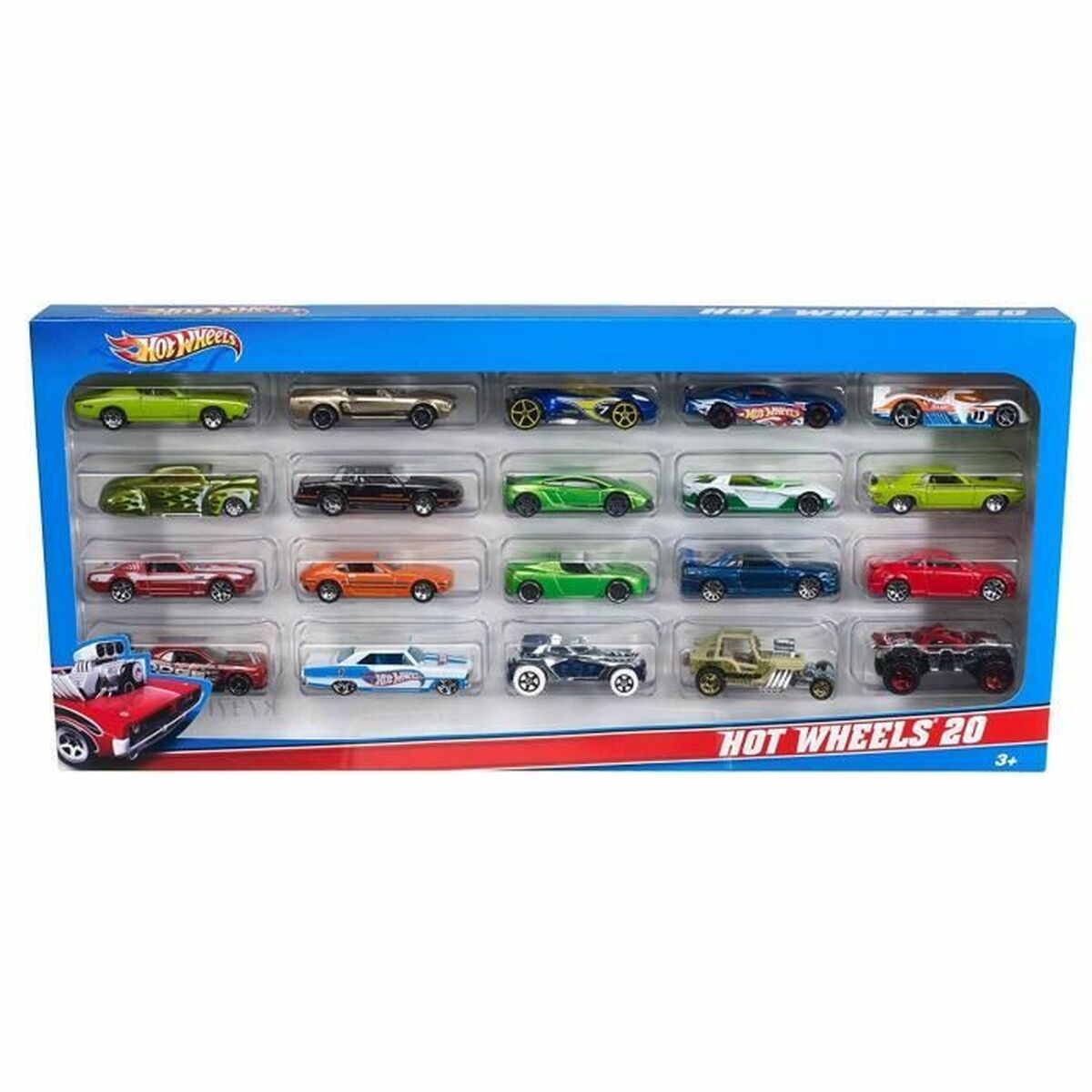 Spielset Fahrzeuge Hot Wheels H7045 20 Stück von Hot Wheels