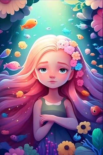 500 Teile Ozean Cartoon Mädchen Puzzle für Erwachsene, Puzzles mittlerer Schwierigkeitsgrad Spaß Familienspiele Tolle Geschenkideen für Frauen und Männer 500 Teile Ozean Cartoon Mädchen Puzzle für Erwachsene, Puzzles mittlerer Schwierigkeitsgrad Spaß Familienspiele Tolle Geschenkideen für Frauen und Männer von Hothostl