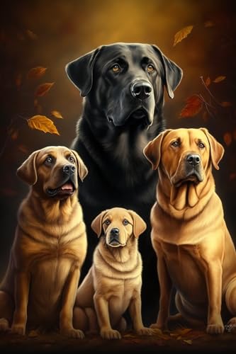 500 Teile Puzzles für Erwachsene, Herbst Schwarz Hund Familie Sicher Holz DIY Puzzle Spaß Herausforderung Gehirn Teaser Geeignet für alle Anfänger Zimmer Wanddekoration 500 Teile Puzzles für Erwachsene, Herbst Schwarz Hund Familie Sicher Holz DIY Puzzle Spaß Herausforderung Gehirn Teaser Geeignet für alle Anfänger Zimmer Wanddekoration von Hothostl