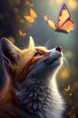 70 Teile Fuchs und Schmetterling Puzzle für Erwachsene, Puzzles mittlerer Schwierigkeitsgrad Spaß Familienspiele Tolle Geschenkideen für Frauen und Männer 70 Teile Fuchs und Schmetterling Puzzle für Erwachsene, Puzzles mittlerer Schwierigkeitsgrad Spaß Familienspiele Tolle Geschenkideen für Frauen und Männer von Hothostl