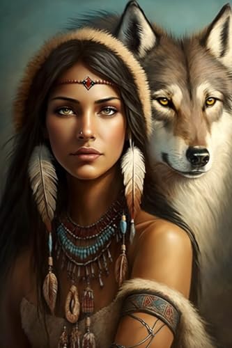 70 Teile Indianermädchen und Wolf Puzzle für Erwachsene, Puzzles mittlerer Schwierigkeitsgrad Spaß Familienspiele Tolle Geschenkideen für Frauen und Männer 70 Teile Indianermädchen und Wolf Puzzle für Erwachsene, Puzzles mittlerer Schwierigkeitsgrad Spaß Familienspiele Tolle Geschenkideen für Frauen und Männer von Hothostl