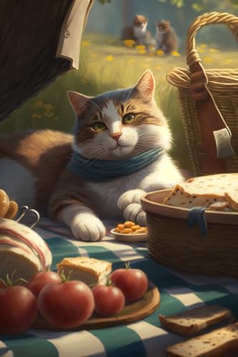 70-teiliges Puzzle für Erwachsene, Picknick, Katze, Puzzle, Lernspielzeug und Entwicklungsspiele, Bausatz zur Förderung des kreativen Spiels 70-teiliges Puzzle für Erwachsene, Picknick, Katze, Puzzle, Lernspielzeug und Entwicklungsspiele, Bausatz zur Förderung des kreativen Spiels von Hothostl