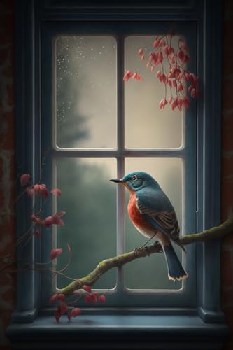 Birdie 70 Teile Puzzle für Erwachsene, herausforderndes Puzzle, gewagt zu versuchen, DIY Familienunterhaltung, interaktives Spaß-Puzzle, Geschenk, Kunst, Heimdekoration von Hothostl