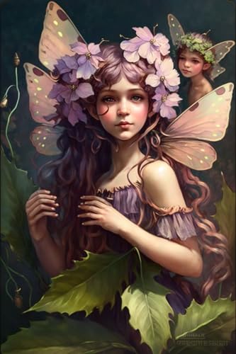 Blumenfeen-Puzzle – 200-teiliges Puzzle für Erwachsene, herausforderndes Puzzle – 500 Teile, fertige Größe ist 34 x 24,9 cm Blumenfeen-Puzzle – 200-teiliges Puzzle für Erwachsene, herausforderndes Puzzle – 500 Teile, fertige Größe ist 34 x 24,9 cm von Hothostl