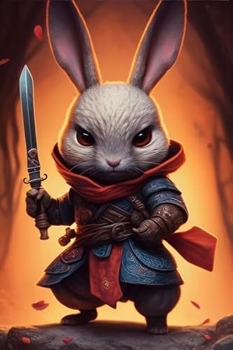 Bunny Swordsman 70 Teile Puzzle für Erwachsene, Lernspielzeug und Spiele, Bausatz zur Förderung des kreativen Spiels Bunny Swordsman 70 Teile Puzzle für Erwachsene, Lernspielzeug und Spiele, Bausatz zur Förderung des kreativen Spiels von Hothostl
