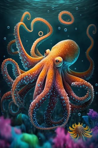 Coral Octopus Puzzle 1000 Teile für Erwachsene | Puzzle, Lernspielzeug und Spiele, Bausatz zur Förderung des kreativen Spiels Coral Octopus Puzzle 1000 Teile für Erwachsene | Puzzle, Lernspielzeug und Spiele, Bausatz zur Förderung des kreativen Spiels von Hothostl