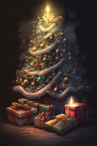 Glühendes Weihnachtsbaum-Puzzle – 1000-teiliges Puzzle für Erwachsene, herausforderndes Puzzle – 500 Teile, fertige Größe ist 29,5 x 50 cm Glühendes Weihnachtsbaum-Puzzle – 1000-teiliges Puzzle für Erwachsene, herausforderndes Puzzle – 500 Teile, fertige Größe ist 29,5 x 50 cm von Hothostl