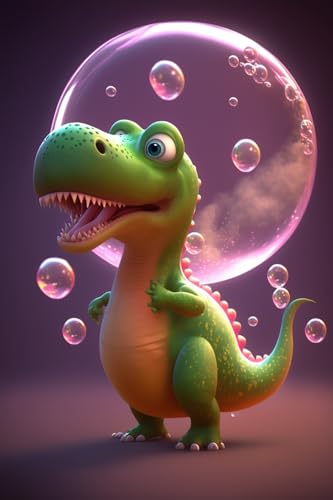 Grüne Dinosaurierblasen 500 Teile Puzzles - Landschaft Puzzle für Anfänger, jedes Stück ist einzigartig, beste Geschenke für Familie Grüne Dinosaurierblasen 500 Teile Puzzles - Landschaft Puzzle für Anfänger, jedes Stück ist einzigartig, beste Geschenke für Familie von Hothostl