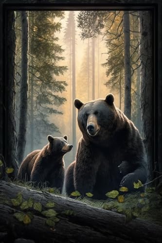Holzpuzzle, 1000 Teile, schwarzer Bär des Waldes, herausfordernde und lustige Aktivität, interessante und warme Kunst-Puzzles für Erwachsene, moderne Heimdekoration, ideales Geschenk (76,2 x 50,8 cm) Holzpuzzle, 1000 Teile, schwarzer Bär des Waldes, herausfordernde und lustige Aktivität, interessante und warme Kunst-Puzzles für Erwachsene, moderne Heimdekoration, ideales Geschenk (76,2 x 50,8 cm) von Hothostl