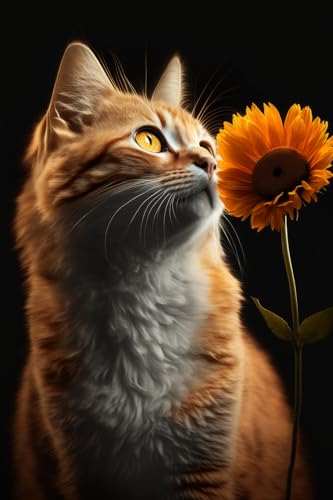Holzpuzzle für Erwachsene, 1000 Teile, Chrysantheme, orangefarbene Katze, Spaß, herausfordernde Gehirnübung, Familienspiel, kreatives Geschenk für Freunde, Eltern, Großeltern Holzpuzzle für Erwachsene, 1000 Teile, Chrysantheme, orangefarbene Katze, Spaß, herausfordernde Gehirnübung, Familienspiel, kreatives Geschenk für Freunde, Eltern, Großeltern von Hothostl