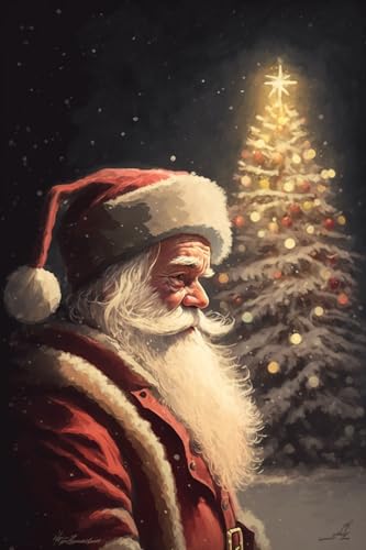 Holzpuzzle für Erwachsene, 1000 Teile, Weihnachtsmann und Weihnachtsbaum, lustig, herausfordernd, Gehirnübung, Familienspiel, kreatives Geschenk für Freunde, Eltern, Großeltern von Hothostl