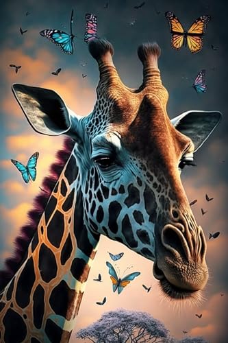 Holzpuzzle für Erwachsene, 500 Teile, Schmetterling, Giraffe, Spaß, herausfordernde Gehirnübung, Familienspiel, kreatives Geschenk für Freunde, Eltern, Großeltern Holzpuzzle für Erwachsene, 500 Teile, Schmetterling, Giraffe, Spaß, herausfordernde Gehirnübung, Familienspiel, kreatives Geschenk für Freunde, Eltern, Großeltern von Hothostl