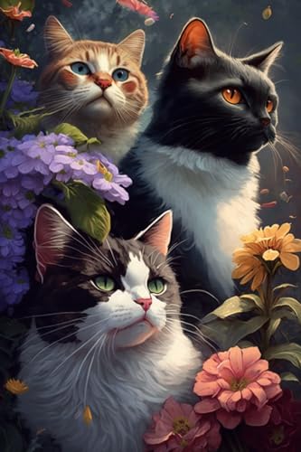Katze im Blumenstrauß Puzzles für Erwachsene 120 Teile Holzpuzzle schwierig und cool - Katze in einem Blumenstrauß - 1000 Teile Fantasie-Puzzles Katze im Blumenstrauß Puzzles für Erwachsene 120 Teile Holzpuzzle schwierig und cool - Katze in einem Blumenstrauß - 1000 Teile Fantasie-Puzzles von Hothostl