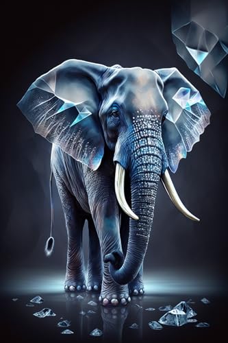 Kristall-Elefanten-Puzzles für Erwachsene, 200-teiliges Holzpuzzle, schwierig und cool, Kristall-Elefant, 1000 Teile, Fantasie-Puzzles Kristall-Elefanten-Puzzles für Erwachsene, 200-teiliges Holzpuzzle, schwierig und cool, Kristall-Elefant, 1000 Teile, Fantasie-Puzzles von Hothostl