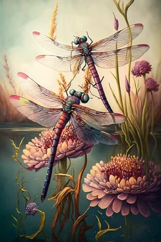 Lake Libellen-Puzzle – 35-teiliges Puzzle für Erwachsene, herausforderndes Puzzle – 500 Teile, fertige Größe ist 5,9 x 9,9 cm Lake Libellen-Puzzle – 35-teiliges Puzzle für Erwachsene, herausforderndes Puzzle – 500 Teile, fertige Größe ist 5,9 x 9,9 cm von Hothostl