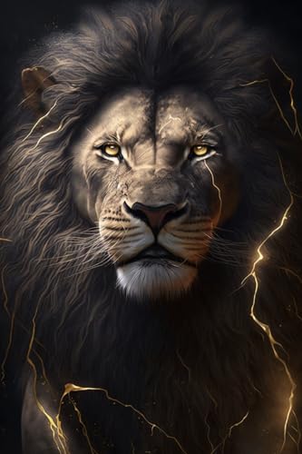Lightning Lion Puzzles für Erwachsene 200 Teile Holzpuzzle schwierig und cool - Blitzlöwe - 1000 Teile Fantasy Puzzles Lightning Lion Puzzles für Erwachsene 200 Teile Holzpuzzle schwierig und cool - Blitzlöwe - 1000 Teile Fantasy Puzzles von Hothostl