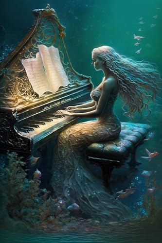 Meerjungfrau Pianist Puzzles für Erwachsene 70 Teile Holzpuzzle schwierig und cool - Meerjungfrau Pianist - 1000 Teile Fantasy Puzzles Meerjungfrau Pianist Puzzles für Erwachsene 70 Teile Holzpuzzle schwierig und cool - Meerjungfrau Pianist - 1000 Teile Fantasy Puzzles von Hothostl