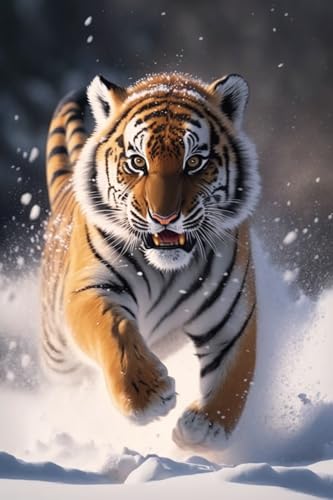 Puzzle 500 Teile Holzpuzzle Tiger im Schnee Bild Familie Dekorationen, Einzigartiges Geburtstagsgeschenk Geeignet für Erwachsene Puzzle 500 Teile Holzpuzzle Tiger im Schnee Bild Familie Dekorationen, Einzigartiges Geburtstagsgeschenk Geeignet für Erwachsene von Hothostl