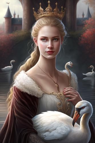 Puzzle 70 Teile Holzpuzzle Schwan Prinzessin Bild Familie Dekorationen, Einzigartiges Geburtstagsgeschenk Geeignet für Erwachsene von Hothostl