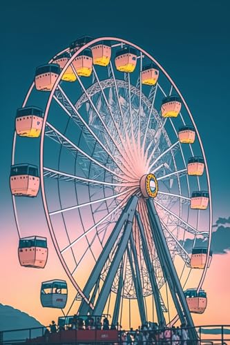 Puzzle für Erwachsene, 1000 Teile, Riesenrad, Heimdekoration, hohe Schwierigkeitsgrade, Puzzle-Spiele & Spielzeug & Geschenke Puzzle für Erwachsene, 1000 Teile, Riesenrad, Heimdekoration, hohe Schwierigkeitsgrade, Puzzle-Spiele & Spielzeug & Geschenke von Hothostl