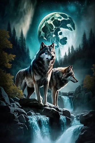 Puzzle für Erwachsene, 1000 Teile, zwei Wölfe auf einem Wasserfall, Puzzle pädagogisches Geschenk, Raumdekoration, Wanddekoration, Übung, Willenskraft, Geburtstagsgeschenke Puzzle für Erwachsene, 1000 Teile, zwei Wölfe auf einem Wasserfall, Puzzle pädagogisches Geschenk, Raumdekoration, Wanddekoration, Übung, Willenskraft, Geburtstagsgeschenke von Hothostl