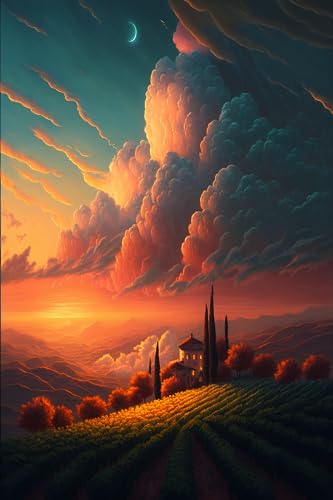 Puzzle für Erwachsene, 70-teilig, Bauernhof bei Sonnenuntergang, Heimdekoration, hohe Schwierigkeitsgrade, Puzzle-Spiele & Spielzeug & Geschenke Puzzle für Erwachsene, 70-teilig, Bauernhof bei Sonnenuntergang, Heimdekoration, hohe Schwierigkeitsgrade, Puzzle-Spiele & Spielzeug & Geschenke von Hothostl
