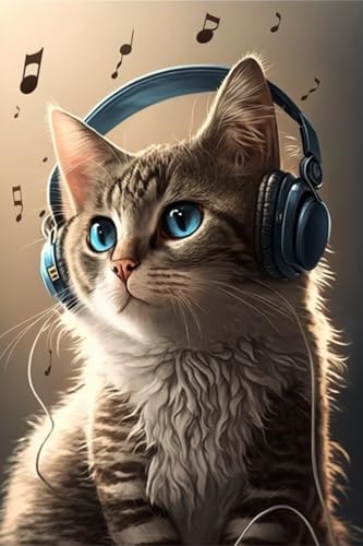 Puzzle für Erwachsene 1000 Teile, Großes Puzzle Familienspiel Erwachsene Dekompression Geschenk für DIY Intellektives Lernspiel Geschenk (Musical Cats Puzzle) von Hothostl