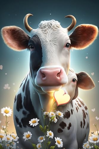Puzzle mit Kühen und Gänseblümchen für Erwachsene, 1000 Teile, romantische Holzpuzzles, tolles Spielzeug für Kinder und Heimdekoration Puzzle mit Kühen und Gänseblümchen für Erwachsene, 1000 Teile, romantische Holzpuzzles, tolles Spielzeug für Kinder und Heimdekoration von Hothostl