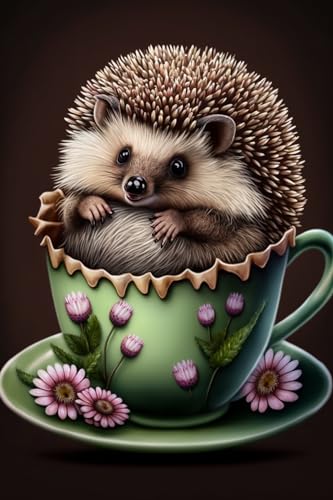 Retro-Teetassen-Igel, 35-teiliges künstlerisches Puzzle, beste Gehirnübungen für Erwachsene, lebendige Farben, kulturelle Kunst, Premium-Qualität, moderne Heimdekoration, lustige Geschenke Retro-Teetassen-Igel, 35-teiliges künstlerisches Puzzle, beste Gehirnübungen für Erwachsene, lebendige Farben, kulturelle Kunst, Premium-Qualität, moderne Heimdekoration, lustige Geschenke von Hothostl