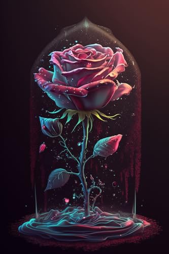 Rosenblüten-Puzzle – 200-teiliges Puzzle für Erwachsene, herausforderndes Puzzle – 500 Teile, fertige Größe ist 34 x 24,9 cm Rosenblüten-Puzzle – 200-teiliges Puzzle für Erwachsene, herausforderndes Puzzle – 500 Teile, fertige Größe ist 34 x 24,9 cm von Hothostl