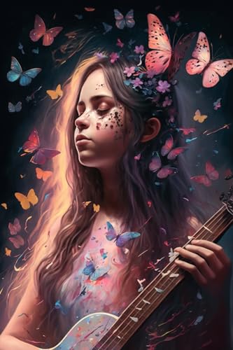 Schmetterling und Gitarre Mädchen 70 Teile Puzzle für Erwachsene, herausforderndes Puzzle, gewagt zu versuchen, DIY Familienunterhaltung, interaktives Spaß-Puzzle, Geschenk, Kunst, Heimdekoration Schmetterling und Gitarre Mädchen 70 Teile Puzzle für Erwachsene, herausforderndes Puzzle, gewagt zu versuchen, DIY Familienunterhaltung, interaktives Spaß-Puzzle, Geschenk, Kunst, Heimdekoration von Hothostl