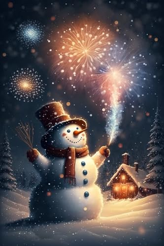 Schneemann und Feuerwerk 500 Teile Puzzle für Erwachsene, herausforderndes DIY Familienunterhaltung, interaktives Spaßgeschenk, Kunst Heimdekoration Schneemann und Feuerwerk 500 Teile Puzzle für Erwachsene, herausforderndes DIY Familienunterhaltung, interaktives Spaßgeschenk, Kunst Heimdekoration von Hothostl