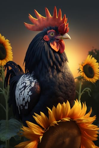 Sonnenblumen-Hahn-Puzzle – 70-teiliges Puzzle für Erwachsene, herausforderndes Puzzle – 500 Teile, fertige Größe ist 20 x 15 cm Sonnenblumen-Hahn-Puzzle – 70-teiliges Puzzle für Erwachsene, herausforderndes Puzzle – 500 Teile, fertige Größe ist 20 x 15 cm von Hothostl