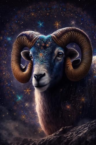Stars and Goats 500 Teile Holzpuzzle für Erwachsene, einzigartig geformte Teile mit robuster Holzkonstruktion, perfekt für Geburtstagsgeschenke und Familiengeschenke von Hothostl