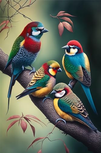 Vier Vögel auf einem Ast 1000 Teile Puzzles - Landschaft Puzzle für Anfänger, jedes Stück ist einzigartig, beste Geschenke für Familie Vier Vögel auf einem Ast 1000 Teile Puzzles - Landschaft Puzzle für Anfänger, jedes Stück ist einzigartig, beste Geschenke für Familie von Hothostl