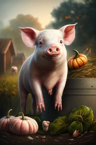 Vintage Ranch Ferkel Abgerundete Ecke Holzpuzzles - 70 Teile Puzzles für Erwachsene & Ältere - Moderne Wohnkultur Einzigartiges Geschenk - Tolles Geschenk für Puzzle-Liebhaber Vintage Ranch Ferkel Abgerundete Ecke Holzpuzzles - 70 Teile Puzzles für Erwachsene & Ältere - Moderne Wohnkultur Einzigartiges Geschenk - Tolles Geschenk für Puzzle-Liebhaber von Hothostl