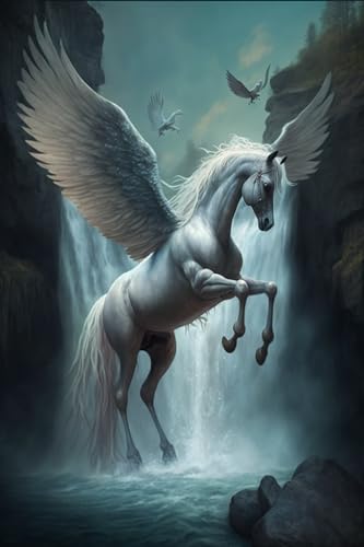 Wasserfall White Horse - 500 Teile High Difficulty Wooden Jigsaw Puzzle - Family Entertainment Leisure Fun Interactive, Relaxing Holiday Puzzles & Modern Summer Home Decor Wasserfall White Horse - 500 Teile High Difficulty Wooden Jigsaw Puzzle - Family Entertainment Leisure Fun Interactive, Relaxing Holiday Puzzles & Modern Summer Home Decor von Hothostl