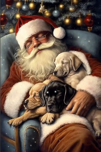 Weihnachtsmann und die drei Hunde – 500 Teile Puzzles für Anfänger, Puzzle-Spielzeug, verbringen Sie Zeit, um ein Gefühl der Erfüllung zu bekommen, Box 20,5 x 38,1 cm, für Heimdekoration Weihnachtsmann und die drei Hunde – 500 Teile Puzzles für Anfänger, Puzzle-Spielzeug, verbringen Sie Zeit, um ein Gefühl der Erfüllung zu bekommen, Box 20,5 x 38,1 cm, für Heimdekoration von Hothostl