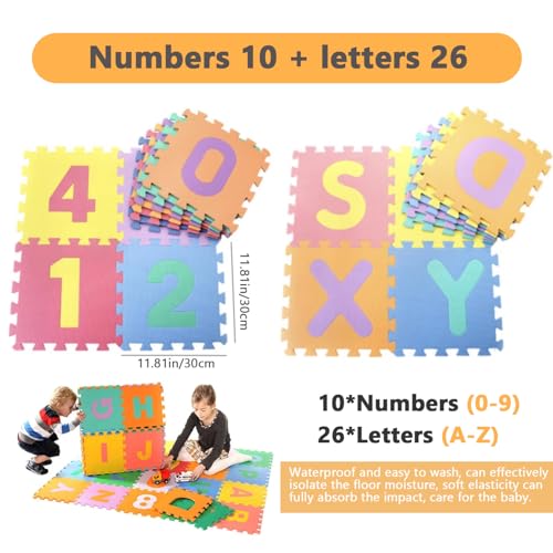 Babymatte für Boden 36 Fliesen 12x12 PE -Schaummatten für Kinder ineinandergreifende Schaum -Rätsel Alphabet und Zahlen Matte für Spiel & Übungen für Babys und Kleinkinder Baby für Boden Babymatte für Boden 36 Fliesen 12x12 PE -Schaummatten für Kinder ineinandergreifende Schaum -Rätsel Alphabet und Zahlen Matte für Spiel & Übungen für Babys und Kleinkinder Baby für Boden von Houolsator