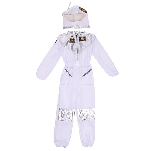 Houolsator Space Suit Kostüm Kids Polyester Stechy Kids Space Anzug Crew Hals Kleinkind Halloween Jumpsuit für Cosplay -Geburtstagsgeschenke Blau, s Houolsator Space Suit Kostüm Kids Polyester Stechy Kids Space Anzug Crew Hals Kleinkind Halloween Jumpsuit für Cosplay -Geburtstagsgeschenke Blau, s von Houolsator
