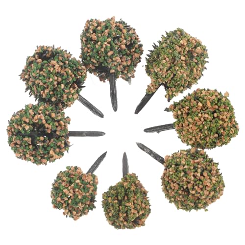 Housoutil 1 Box DIY Sandtisch Strauchdekor Feldbusch Miniatur Pflanzenbüschel Miniatur Baum Simulierter Topf Sandtischdekor Künstlicher Strauch Fotografie Requisiten Modelleisenbahn von Housoutil