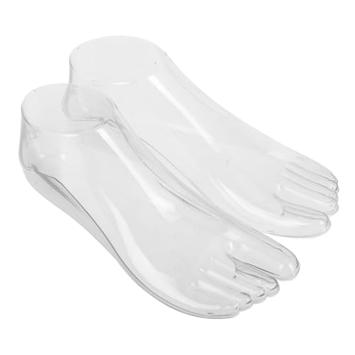 Housoutil 1 Paar Fußmodellständer Fußpuppe Für Socken Mannequin-füße Schaufensterpuppenständer Schuh-Display-Basis Fußkettchen-ausstellungsmodell Mannequin-fuß Zeigen Transparent Plastik Housoutil 1 Paar Fußmodellständer Fußpuppe Für Socken Mannequin-füße Schaufensterpuppenständer Schuh-Display-Basis Fußkettchen-ausstellungsmodell Mannequin-fuß Zeigen Transparent Plastik von Housoutil