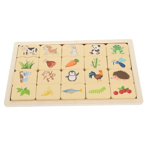 Housoutil 1 Satz Tierepaarungspaare Puzzlematte Bildungsspielzeug Blockpuzzles für Kleinkinder Holzpuzzle für Kleinkinder Kinderspielzeug Kindererziehung hölzern Housoutil 1 Satz Tierepaarungspaare Puzzlematte Bildungsspielzeug Blockpuzzles für Kleinkinder Holzpuzzle für Kleinkinder Kinderspielzeug Kindererziehung hölzern von Housoutil