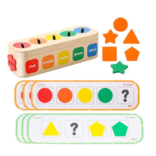 Housoutil 1 Satz zum Sortieren von Geometrien Farbsortierspielzeug zum Sortieren von Farben Logikrätsel für passende Spiele Vorschulrätsel Holz Housoutil 1 Satz zum Sortieren von Geometrien Farbsortierspielzeug zum Sortieren von Farben Logikrätsel für passende Spiele Vorschulrätsel Holz von Housoutil