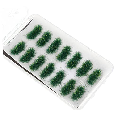 Housoutil 1 Schachtel Graskorb-Modell Diorama-Gras Landschaft Miniatur-pflanzencluster Modellgras Sandtisch Kunstrasen Künstlicher Rasen Gefälschtes Grasmodell Miniaturornament Plastik von Housoutil